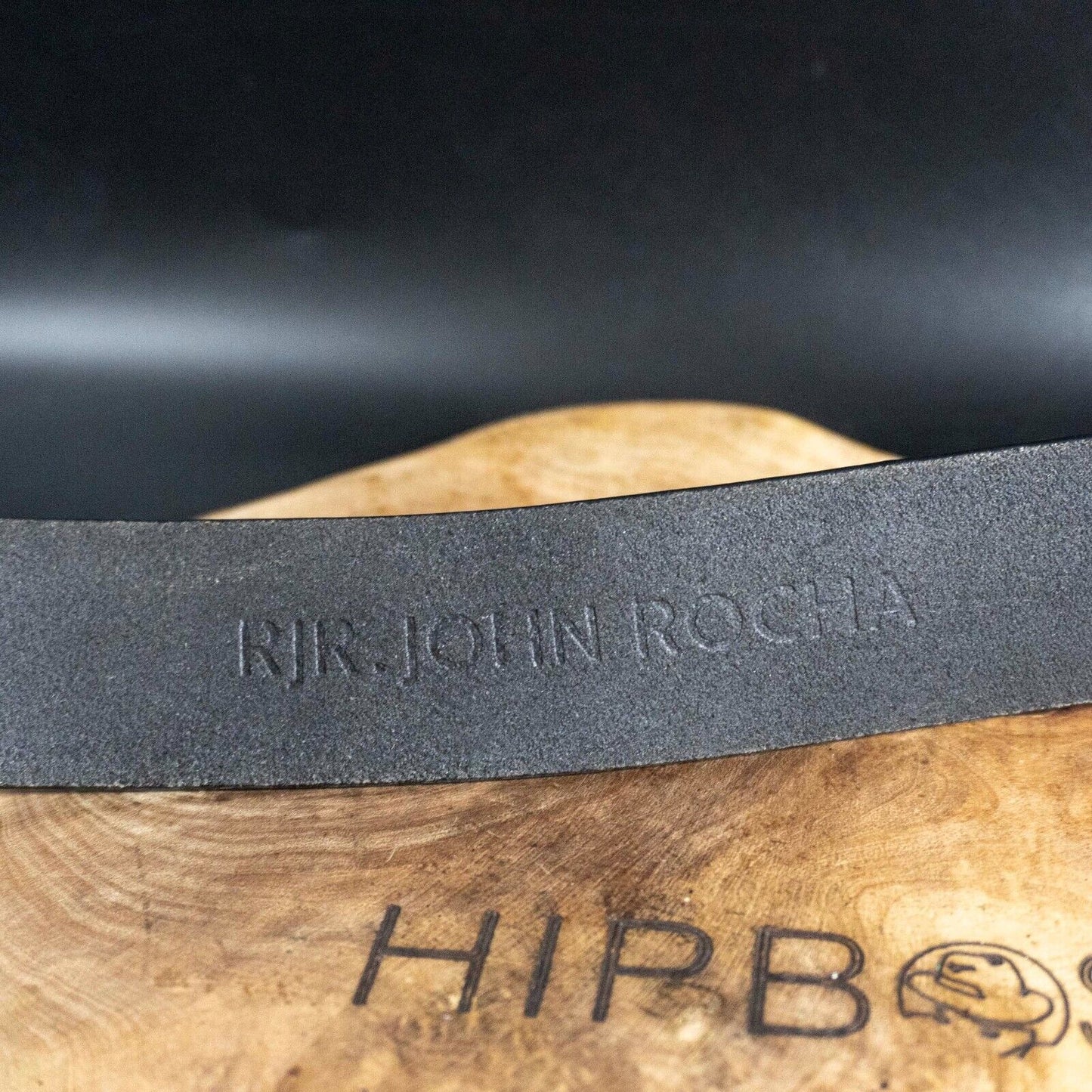 Rocha John Rocha Mens Belt Vintage Leather Jeans Belt Black Size Medium