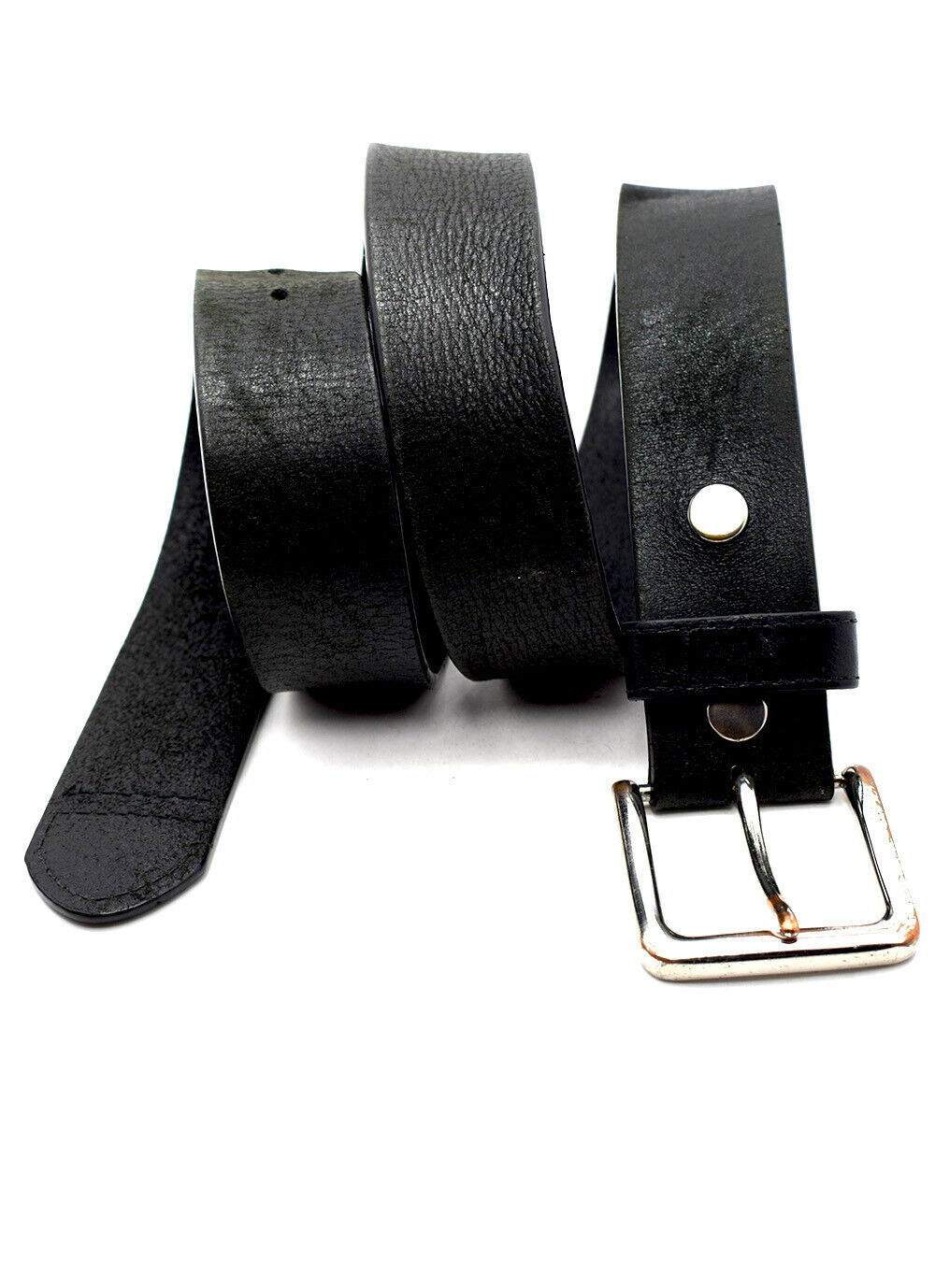 Dents Vintage Mens Belt Leather Jeans Belt Black Size 34