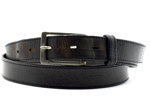 Eddie Bauer Mens Belt Vintage Leather Jeans Belt Black Size 40