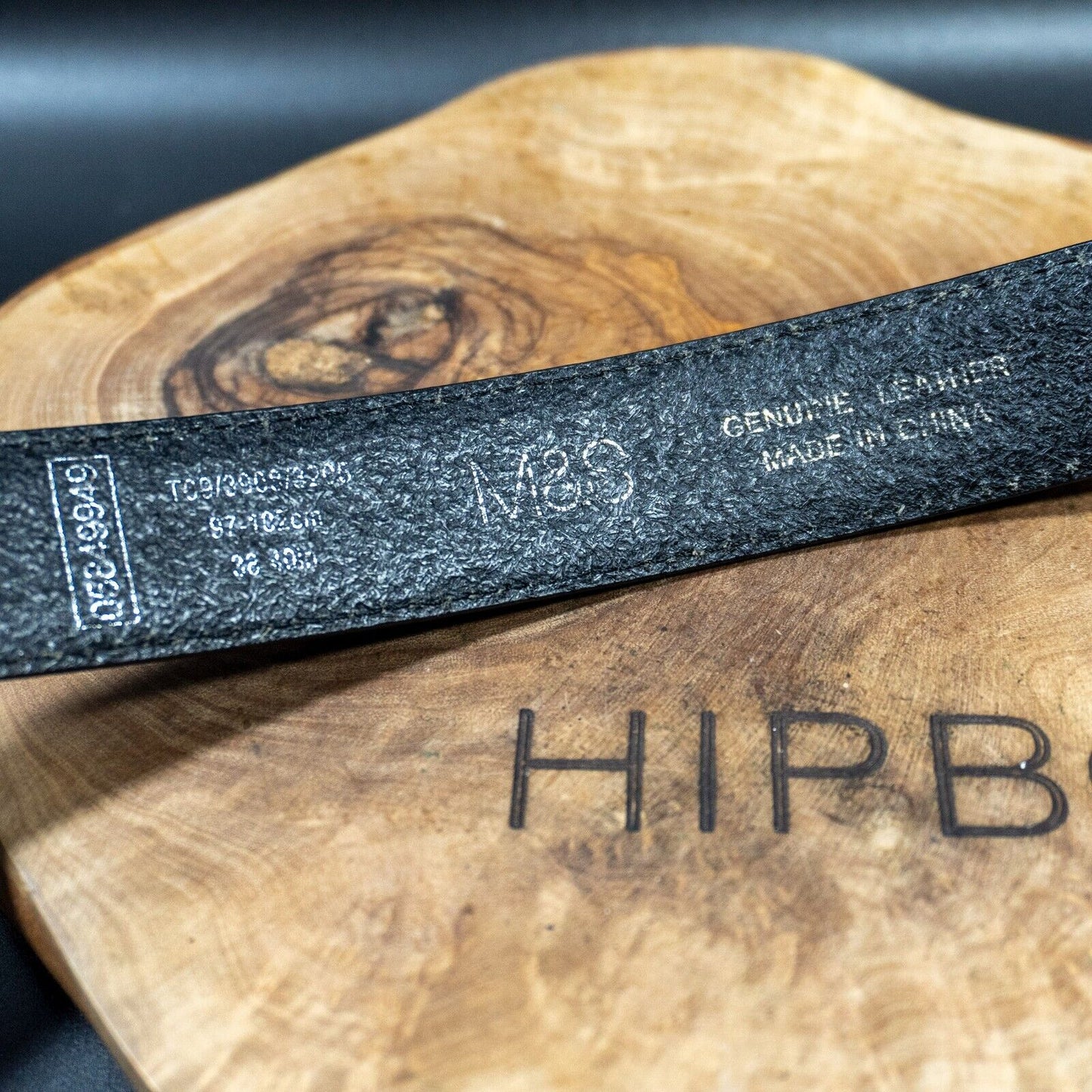 Marks and Spencer Mens Belt M&S Leather Jeans Belt Black Size 38-40