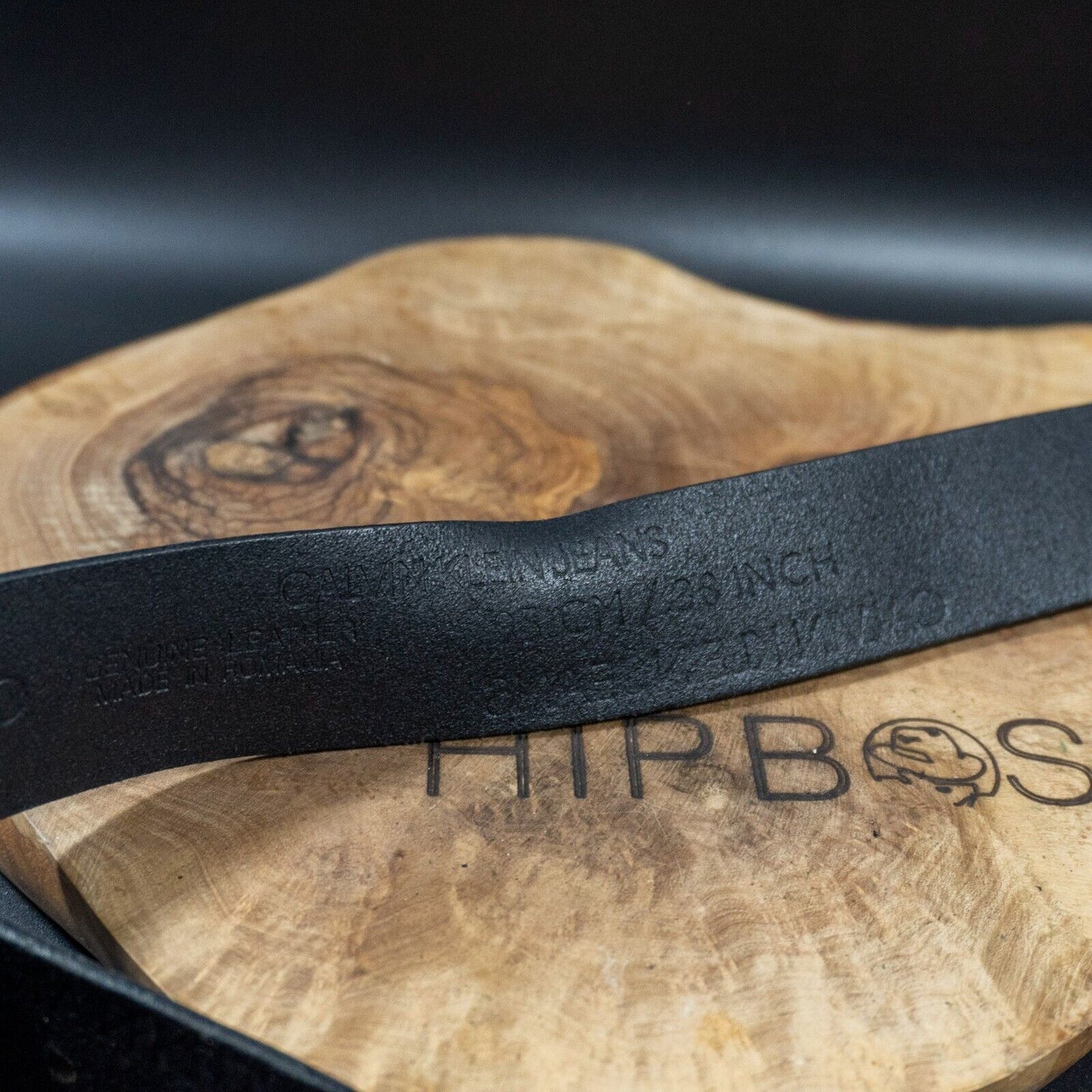 Calvin Klein Jeans Belt Mens Leather Belt Jeans Belt Black Size 38