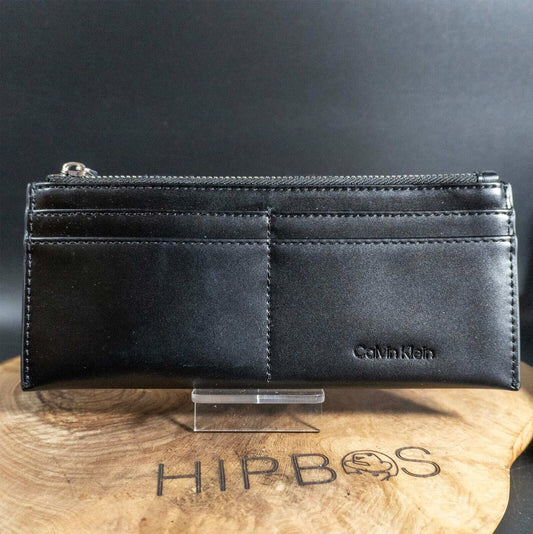 Calvin Klein Card Wallet Long Card Holder Wallet Black