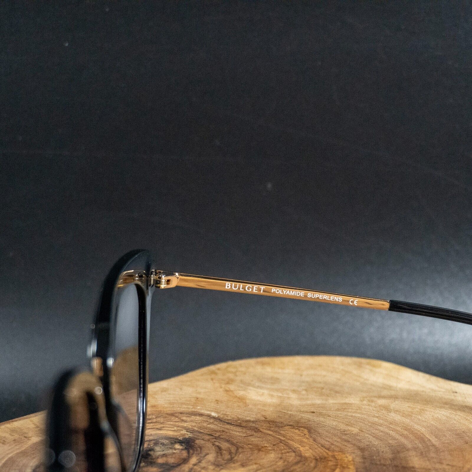 Bulget Sunglasses BG9170 H01 Cat eye Sunglasses Black Frame Gradient Lenses - VintageThing