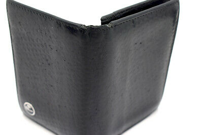 Autentiška Dunhill odinė Bifold kortelė vizitinių kortelių laikiklis Piniginė juoda