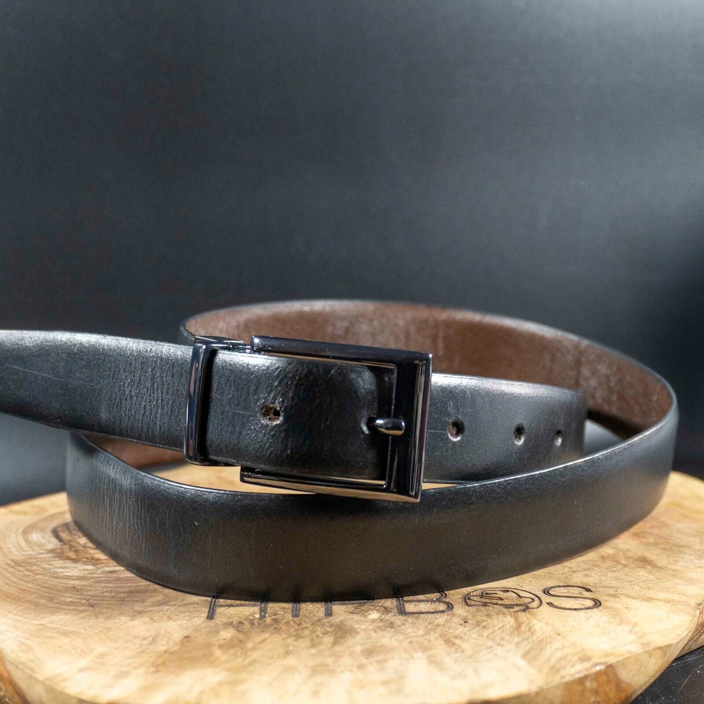 Marks and Spencer Mens Belt Reversible M&S Jeans Belt Black Brown Size 34