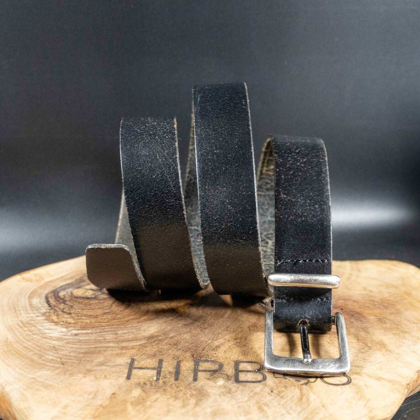 Marks and Spencer Mens Belt Vintage M&S Leather Jeans Belt Black Size 32