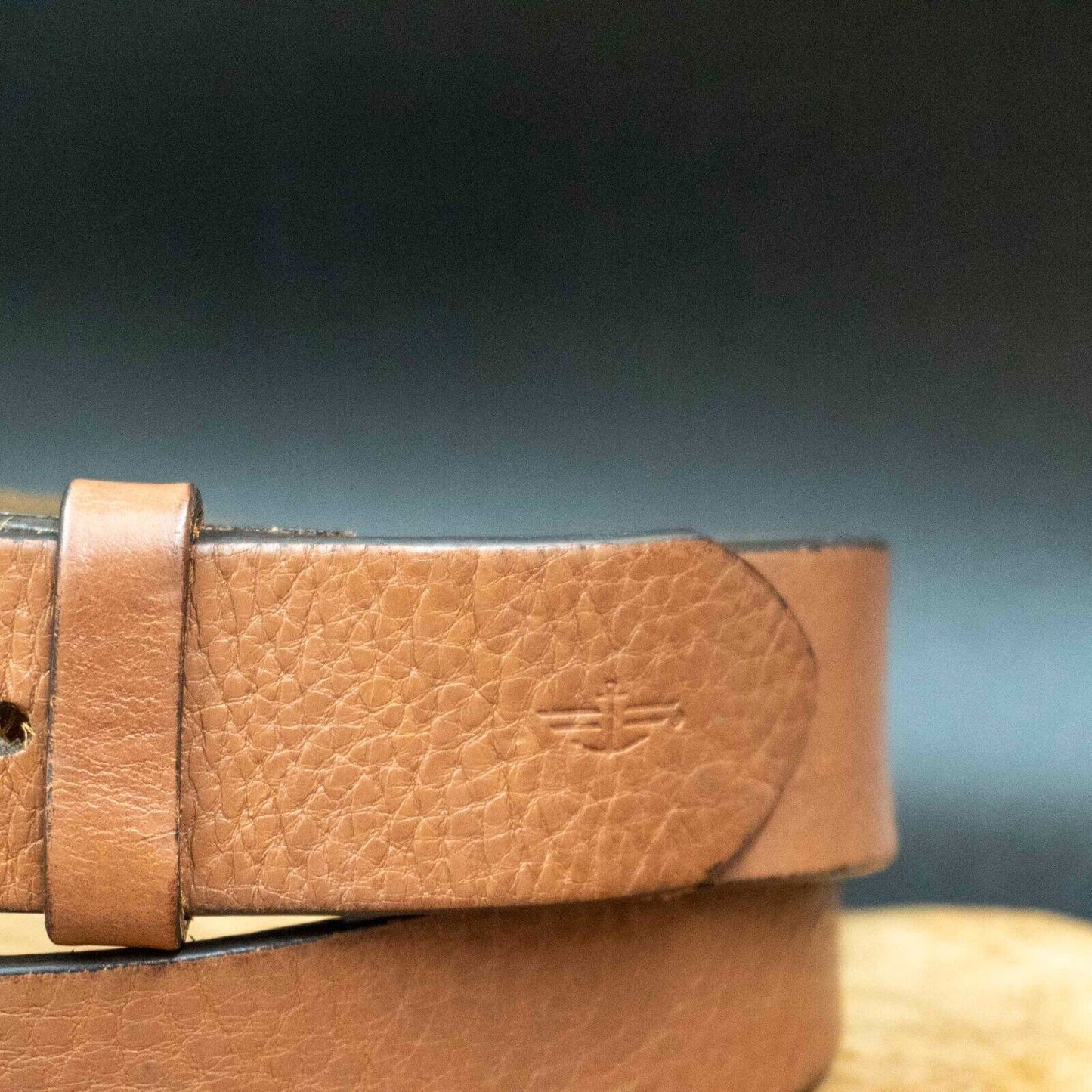 Dockers Mens Belt Vintage Leather Jeans Belt Brown Size 32