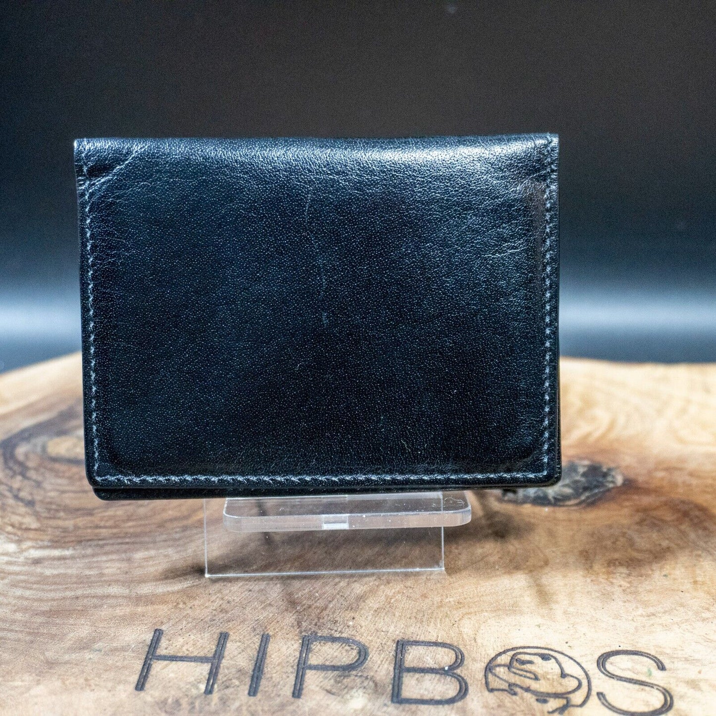 Visconti Mens Leather Card ID Holder Wallet Bifold Black