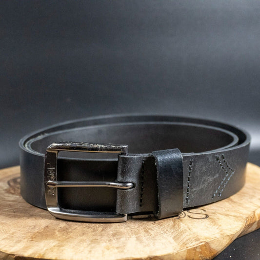 Levis Mens Belt Vintage Leather Belt Jeans Leather Belt Black Size 36