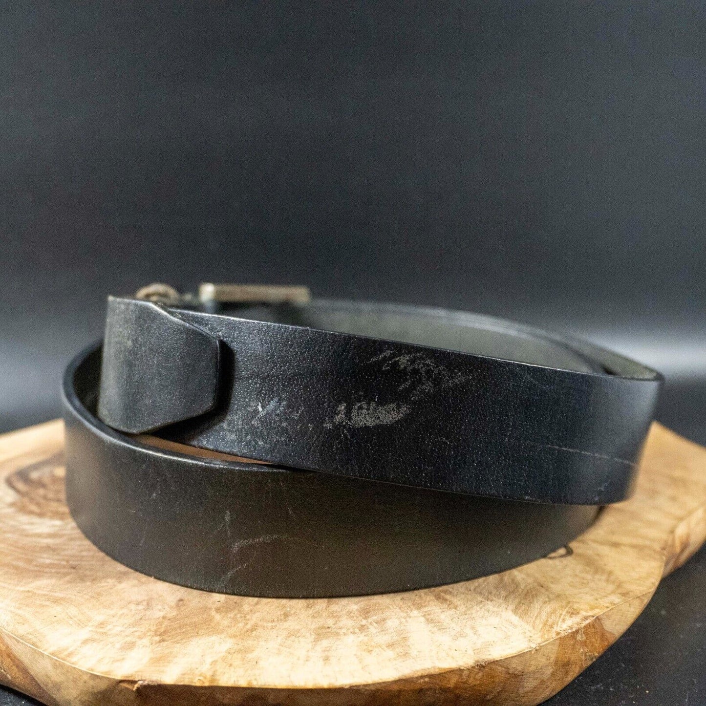 Alpine Swiss Mens Belt Leather Jeans Belt Black Size 38