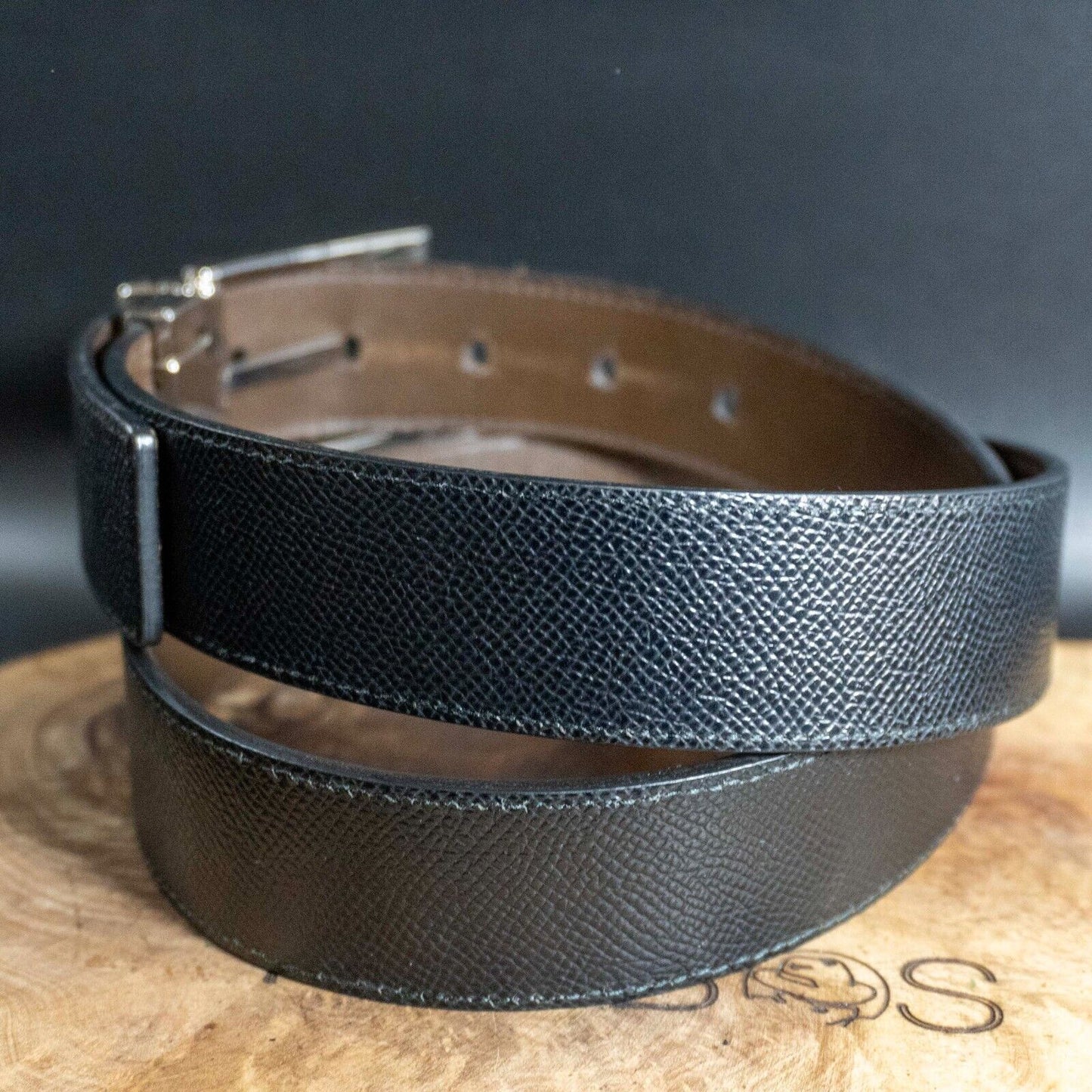 Bally Mens Belt Authentic Classic Reversible Leather Jeans Belt Size 34