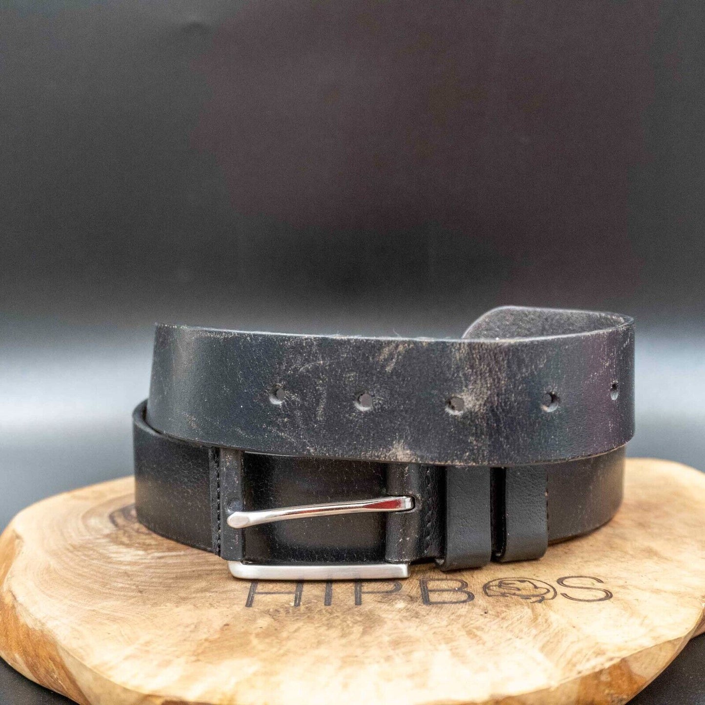 Debenhams Mens Belt Vintage Leather Jeans Belt Black Size 36