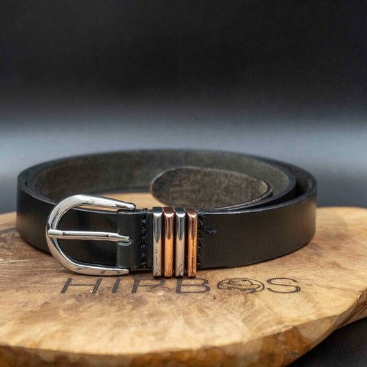 TCM Vintage Womens Belt Leather Jeans Belt Black Size 38