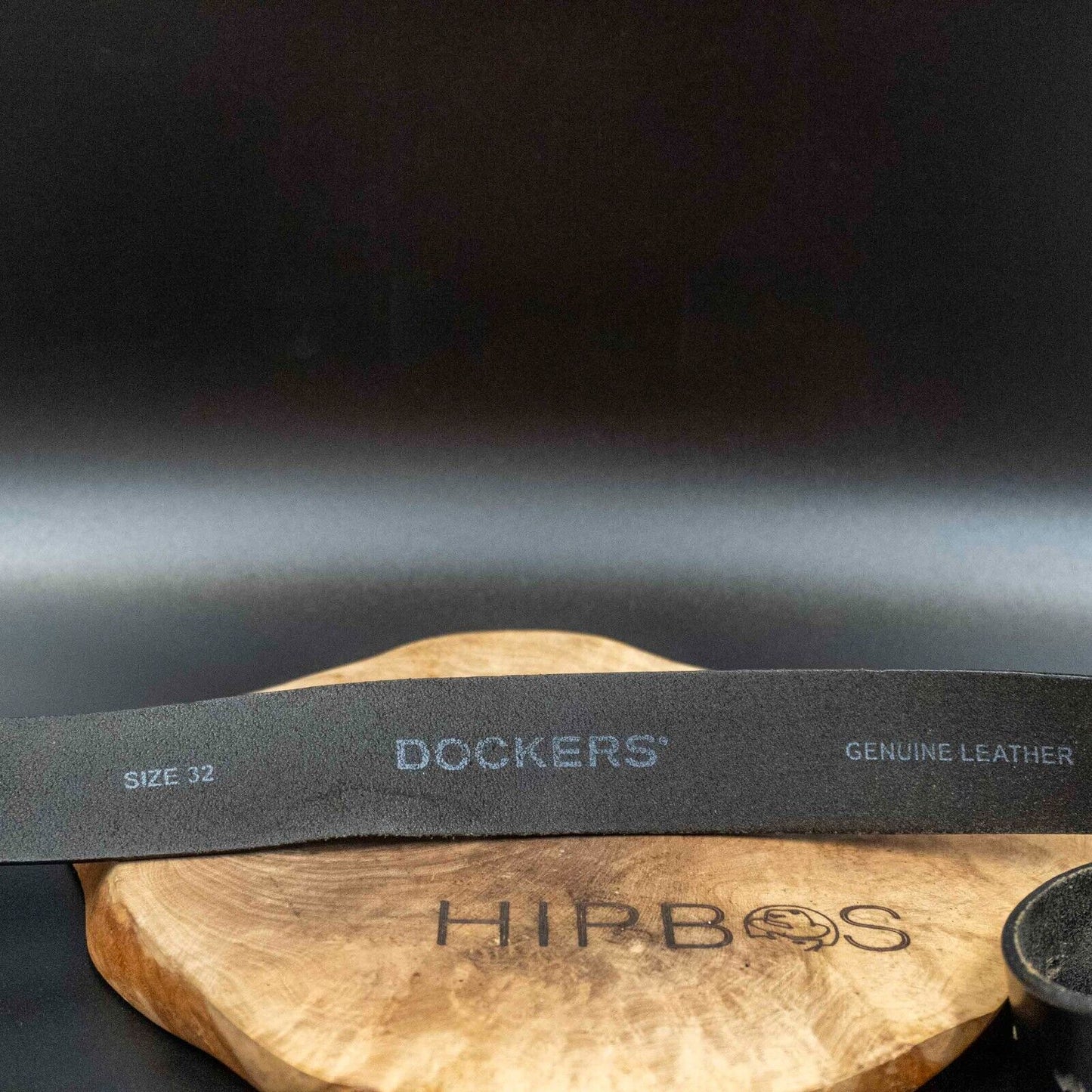 Dockers Mens Belt Vintage Leather Jeans Belt Black Size 32