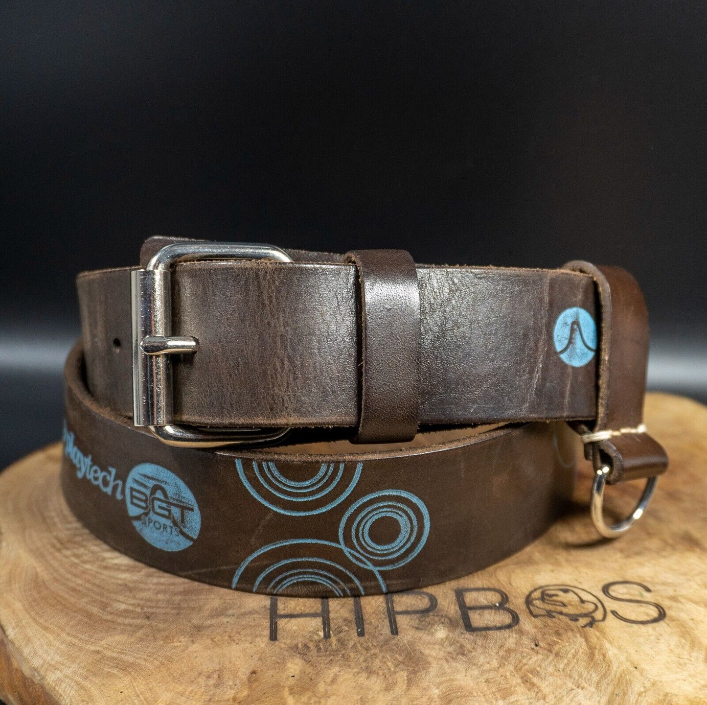 Dukes Finest Artisan Mens Belt Vintage Leather Jeans Belt Brown Size 34