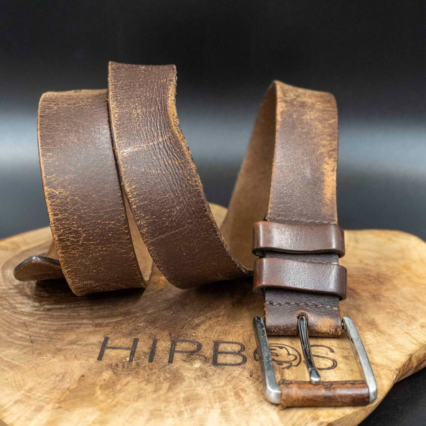 Debenhams Mens Belt Vintage Leather Jeans Belt Brown Size 36