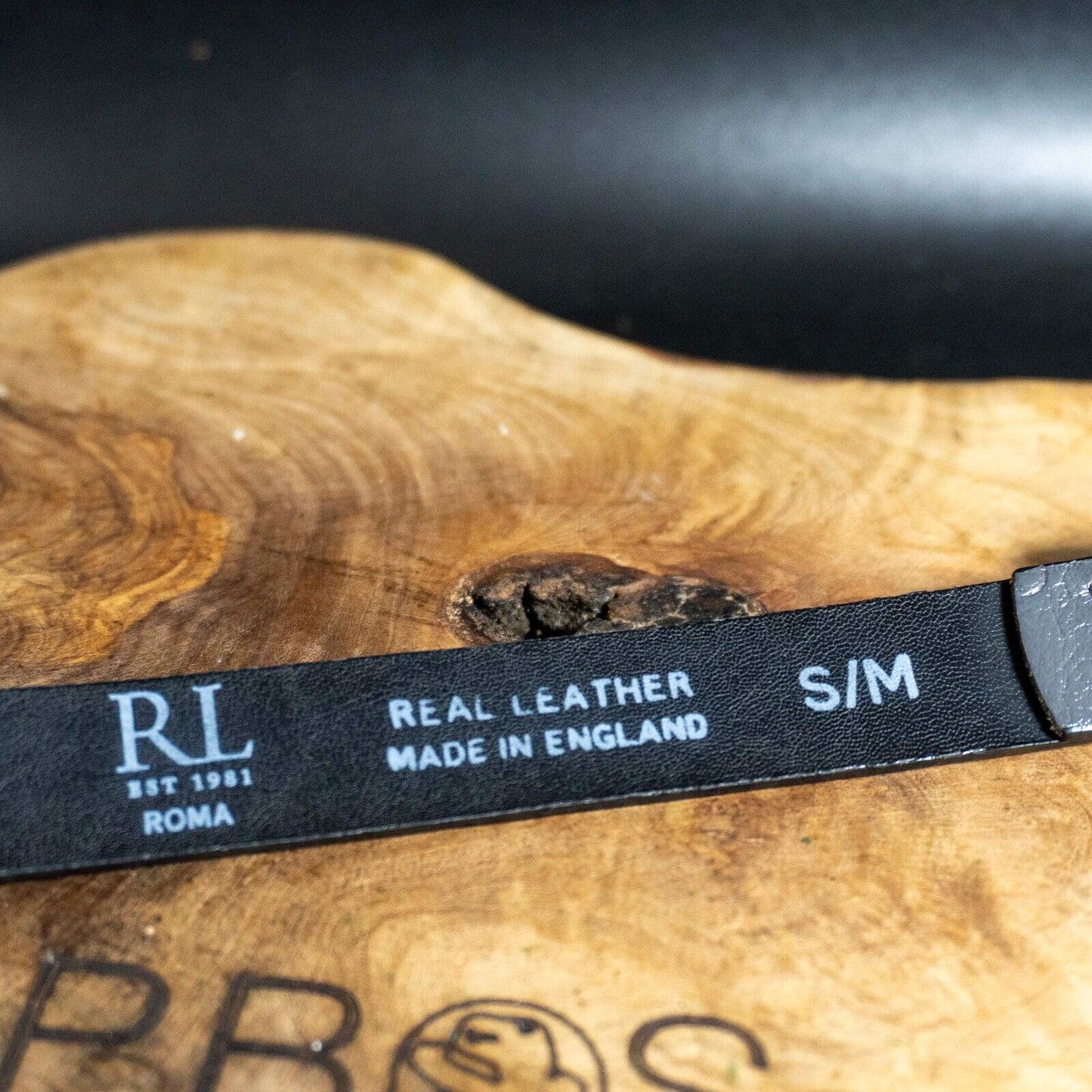 Roma Womens Belt Leather Belt Jeans Belt Grey Size S / M