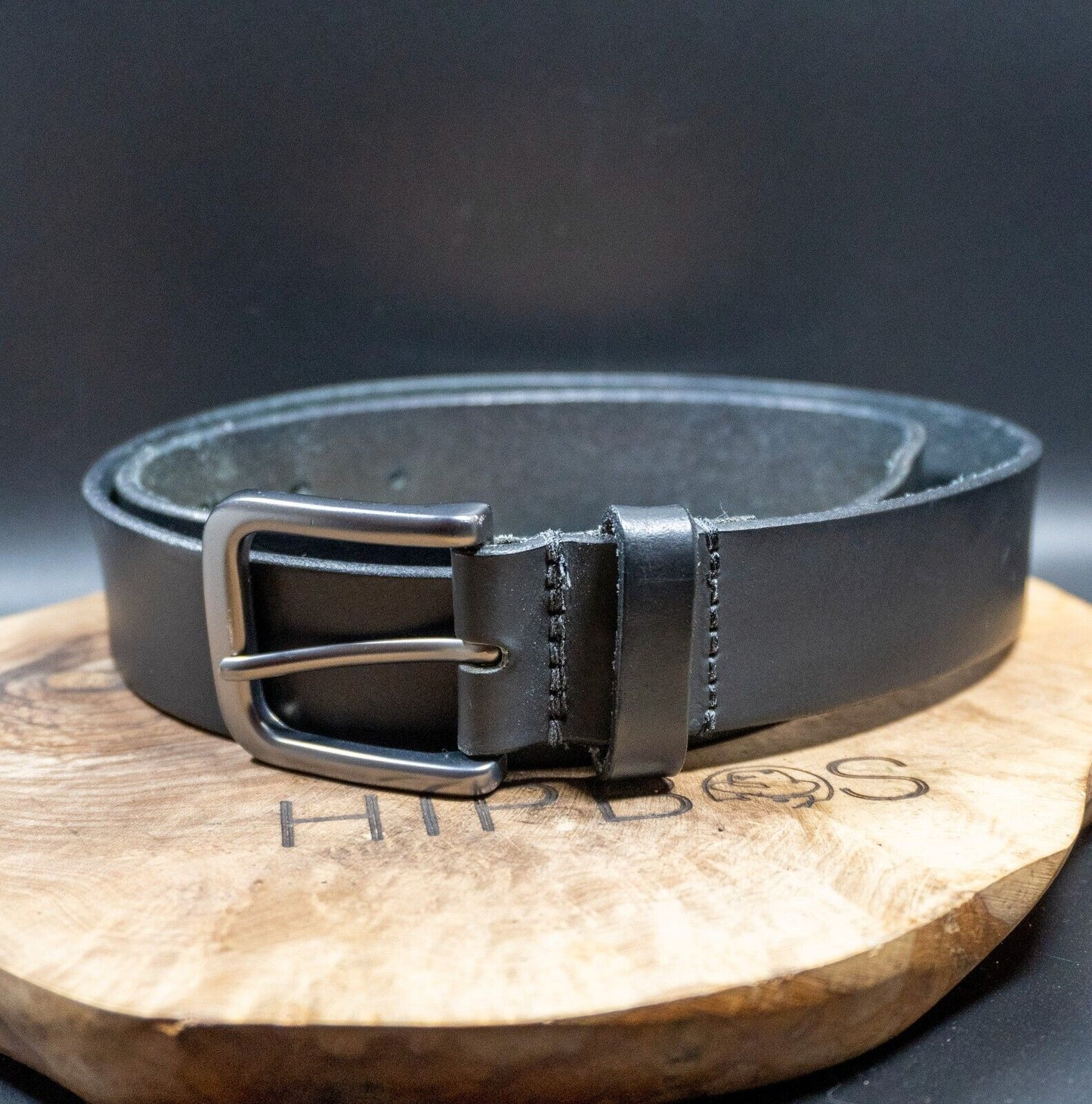 Timberland Mens Belt Classic Leather Jeans Belt Black Size 34