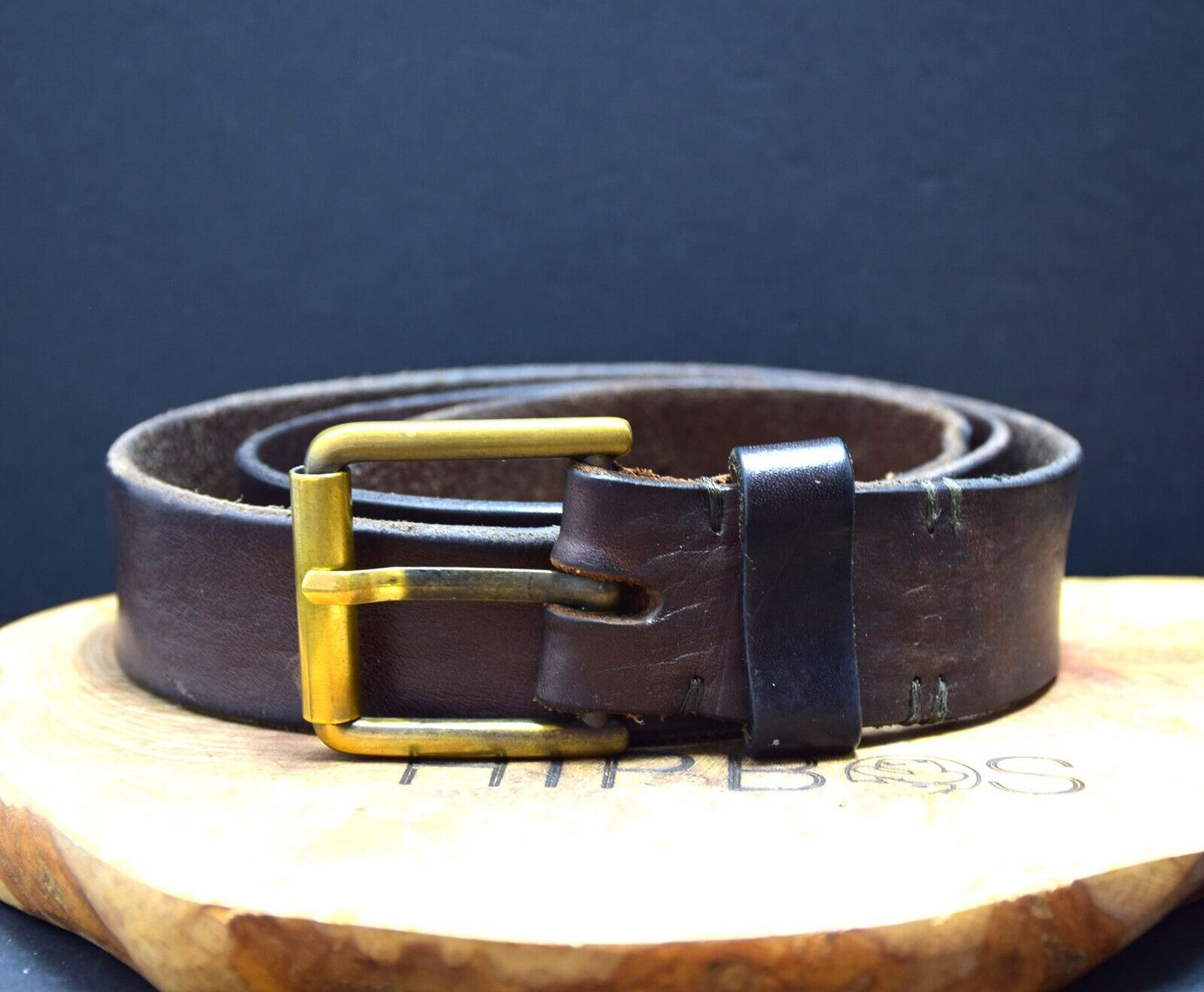 Next Signature Vintage Mens Belt Leather Jeans Belt Brown Size 38