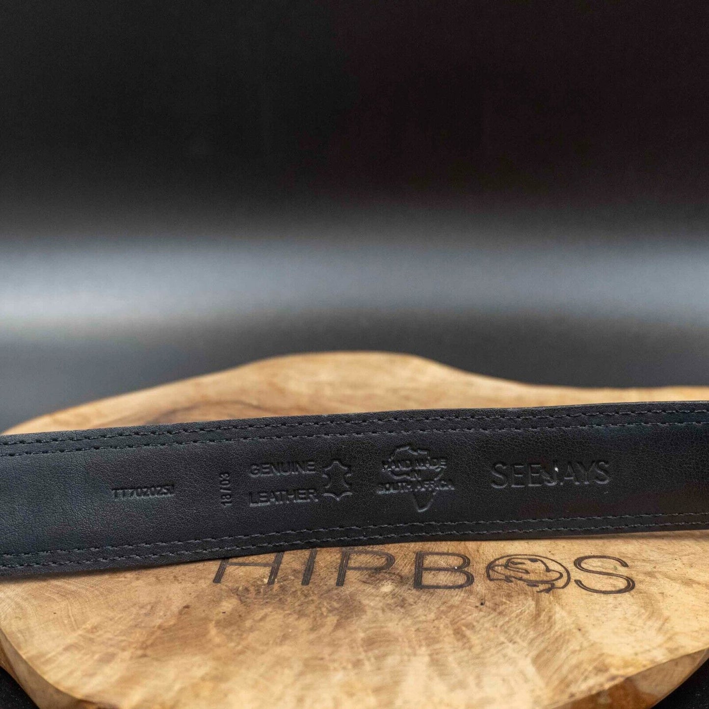 Seejays Mens Belt Fabric and Leather Webbed Golf Belt Size 38