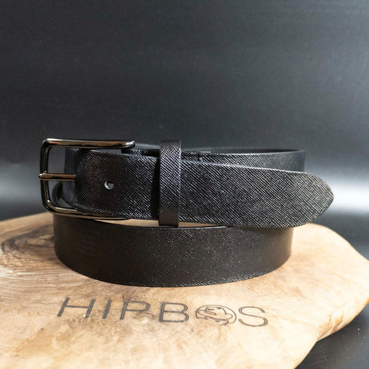 Roma Belt Co. Mens Belt Leather Jeans Belt Black Size S (32")