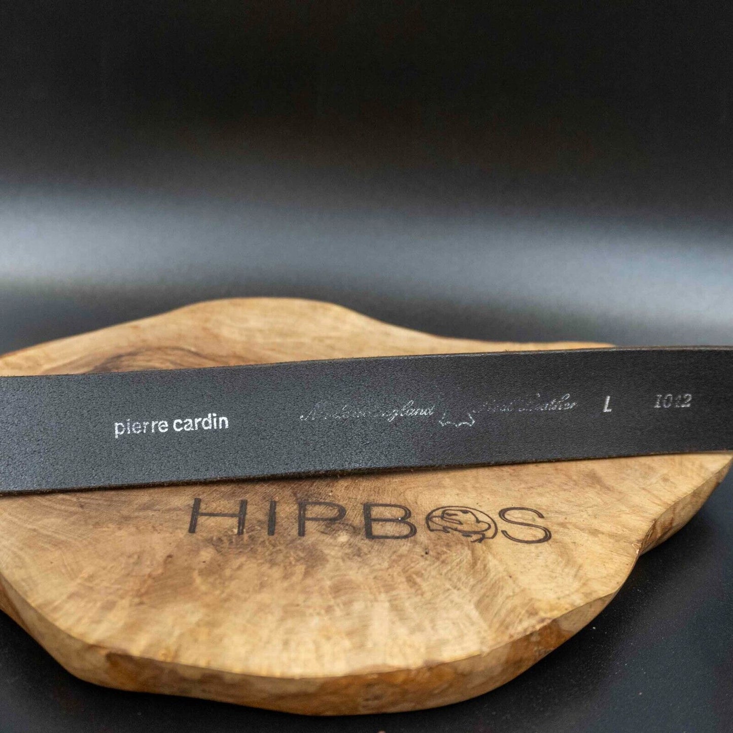 Pierre Cardin Mens Belt Vintage Leather Jeans Belt Black Size 36