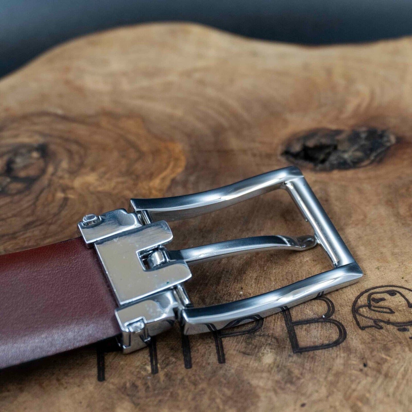 Louis Philippe Mens Belt Leather Classic Jeans Belt Black Size 34