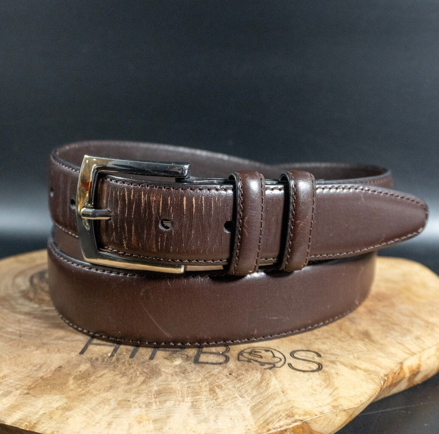 Bexley Vintage Mens Belt Leather Jeans Belt Brown Size 38