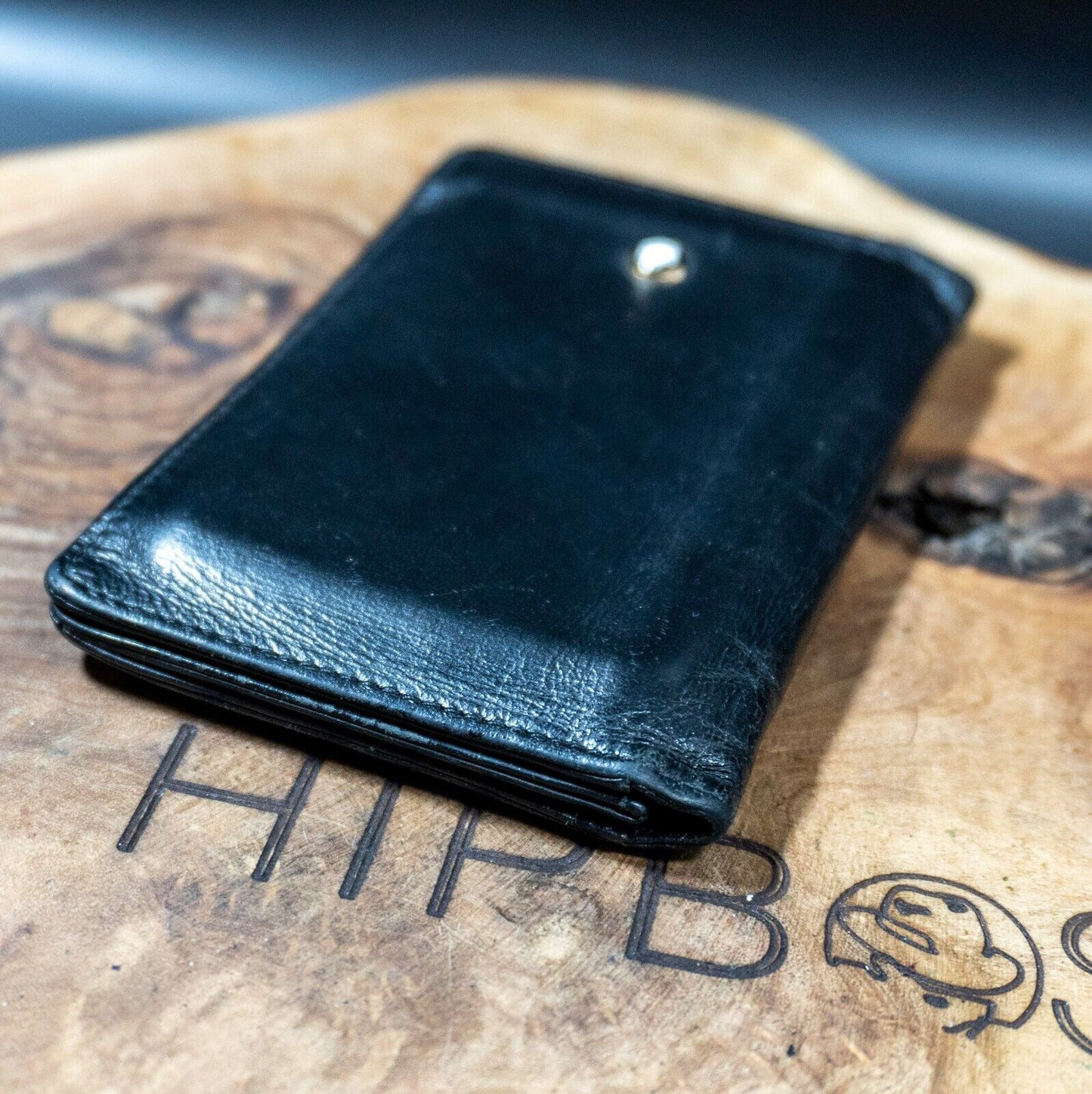 Montblanc autentiška vyriška odinė kortelių piniginė Meisterstück vizitinių kortelių laikiklis