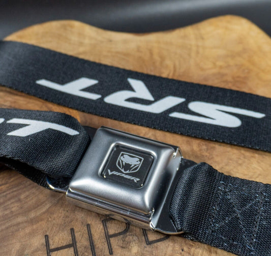 Buckle Down Mens Fabric Webbing Belt Viper SRT Seatbelt Belt Size XL