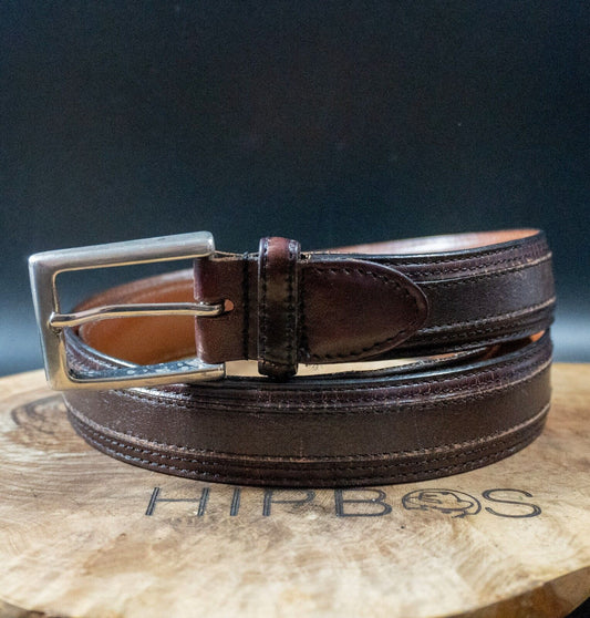 Johnston & Murphy Mens Belt Classic Mens Leather Jeans Belt Brown Size 34