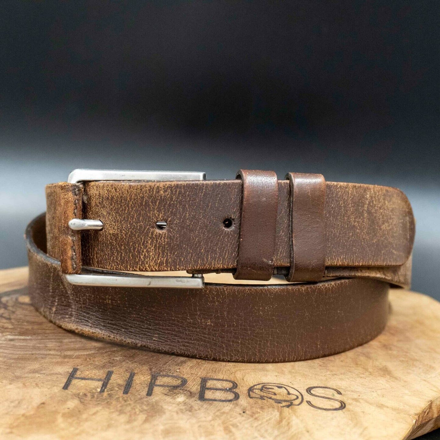 Debenhams Mens Belt Vintage Leather Jeans Belt Brown Size 36