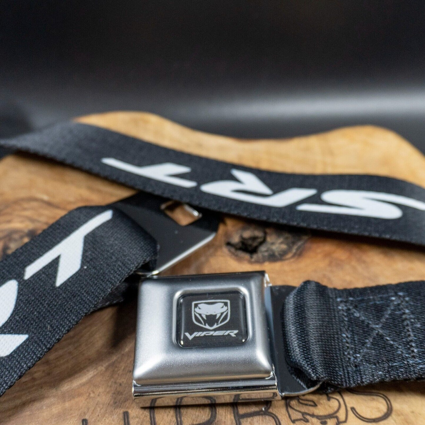 Buckle Down Mens Fabric Webbing Belt Viper SRT Seatbelt Belt Size XL