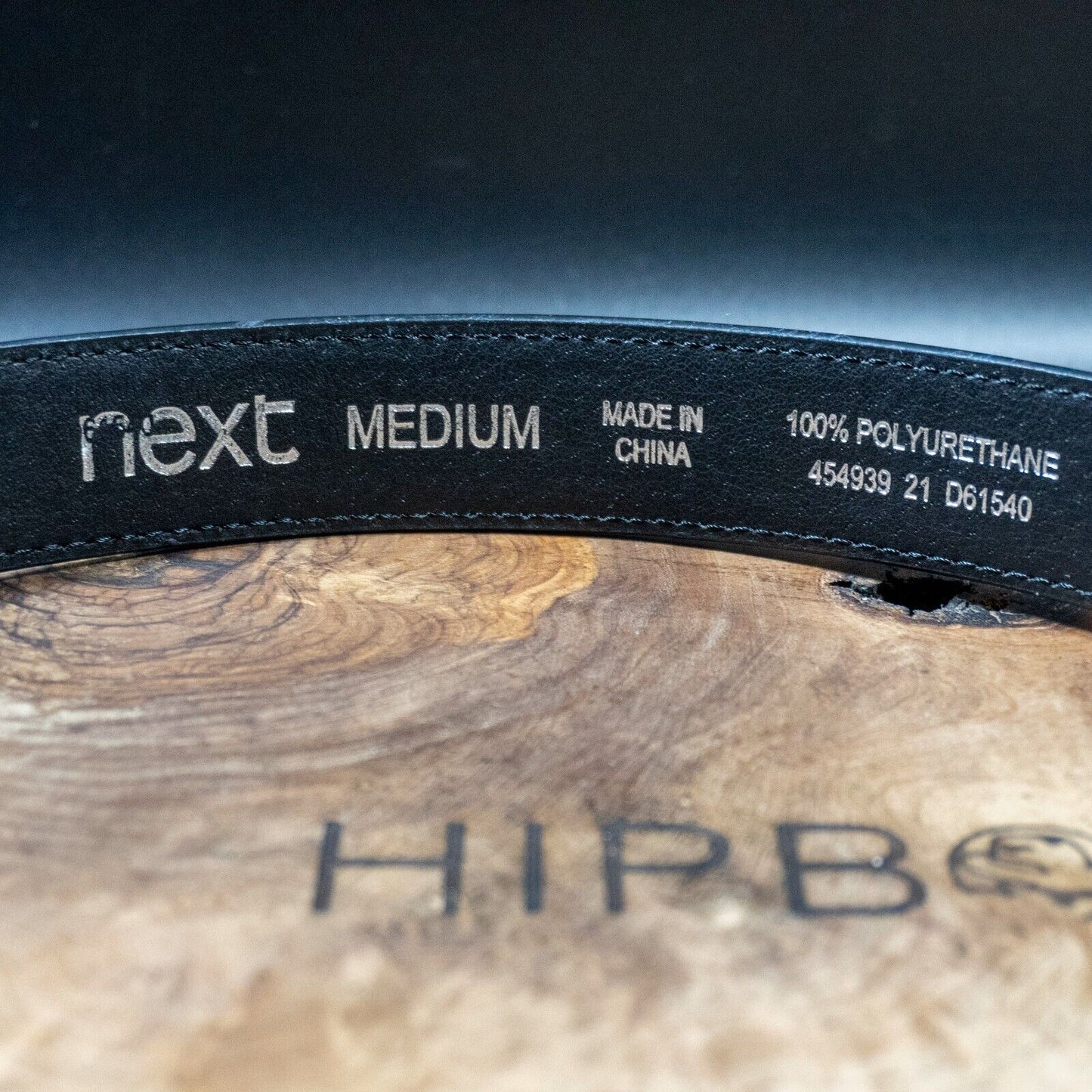 Next Womens Belt Faux Leather Jeans Belt Black Size Medium