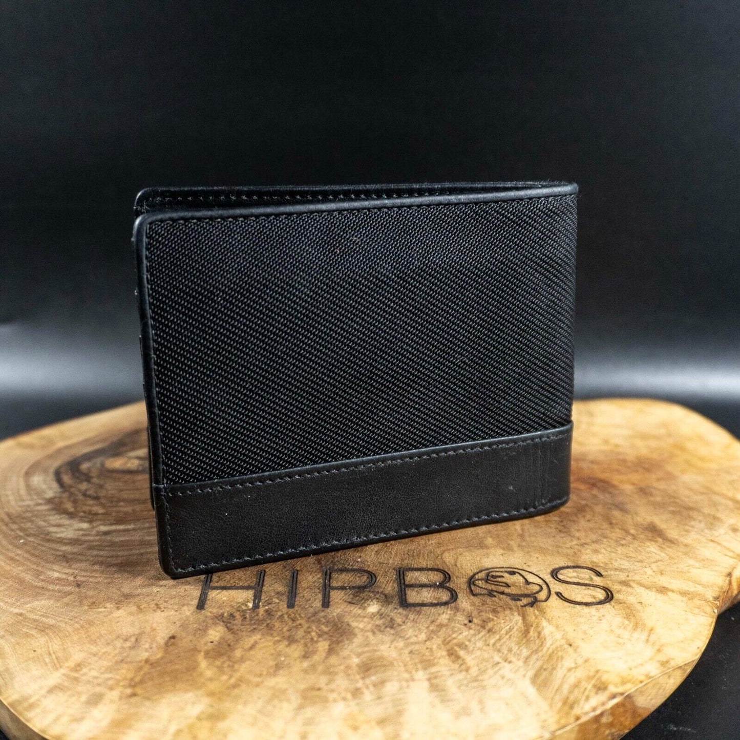 Montblanc Authentic Mens Wallet Canvas & Leather Wallet Meisterstück 6CC Wallet