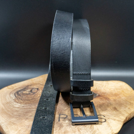 Next Mens Belt Leather Classic Jeans Belt Black Size M (32-34)