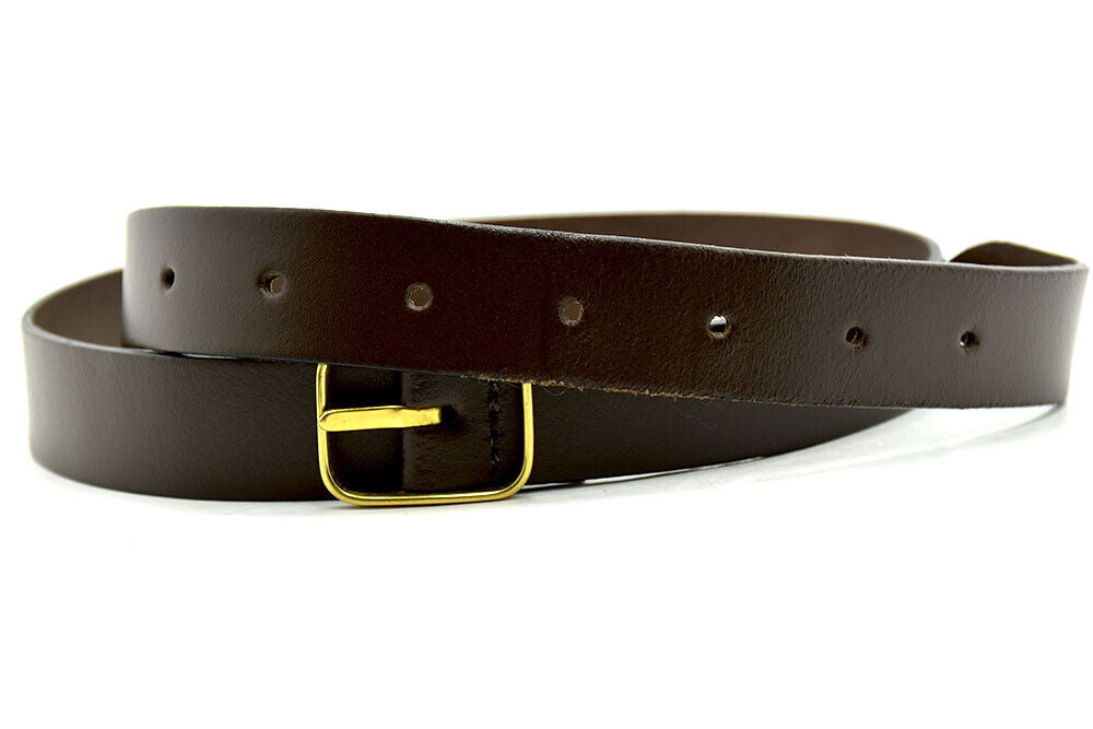 Roma Belt Co Womens Belt Leather Jeans Belt Brown Size M/L