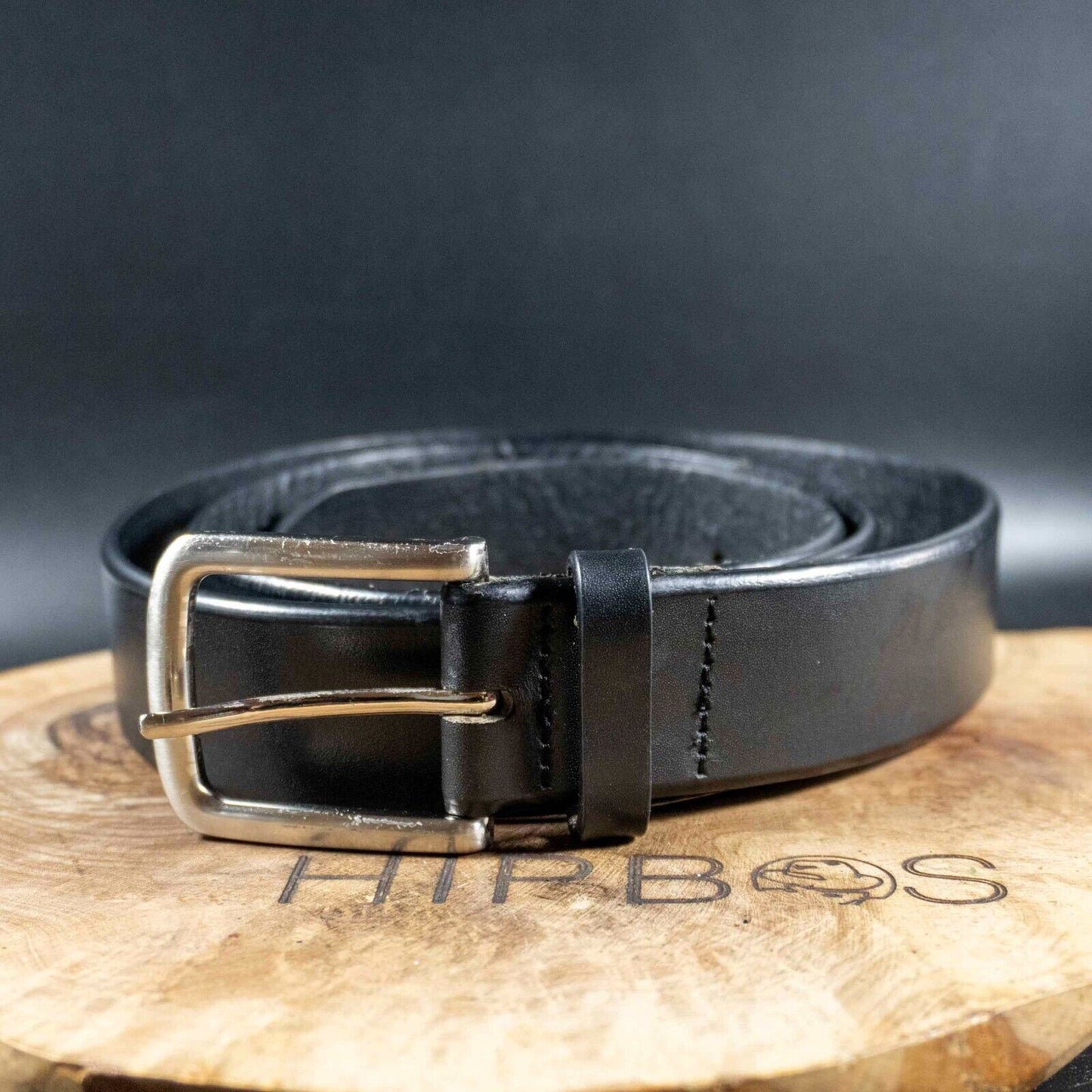 Marks and Spencer Mens Belt Vintage M&S Leather Jeans Belt Black Size 34