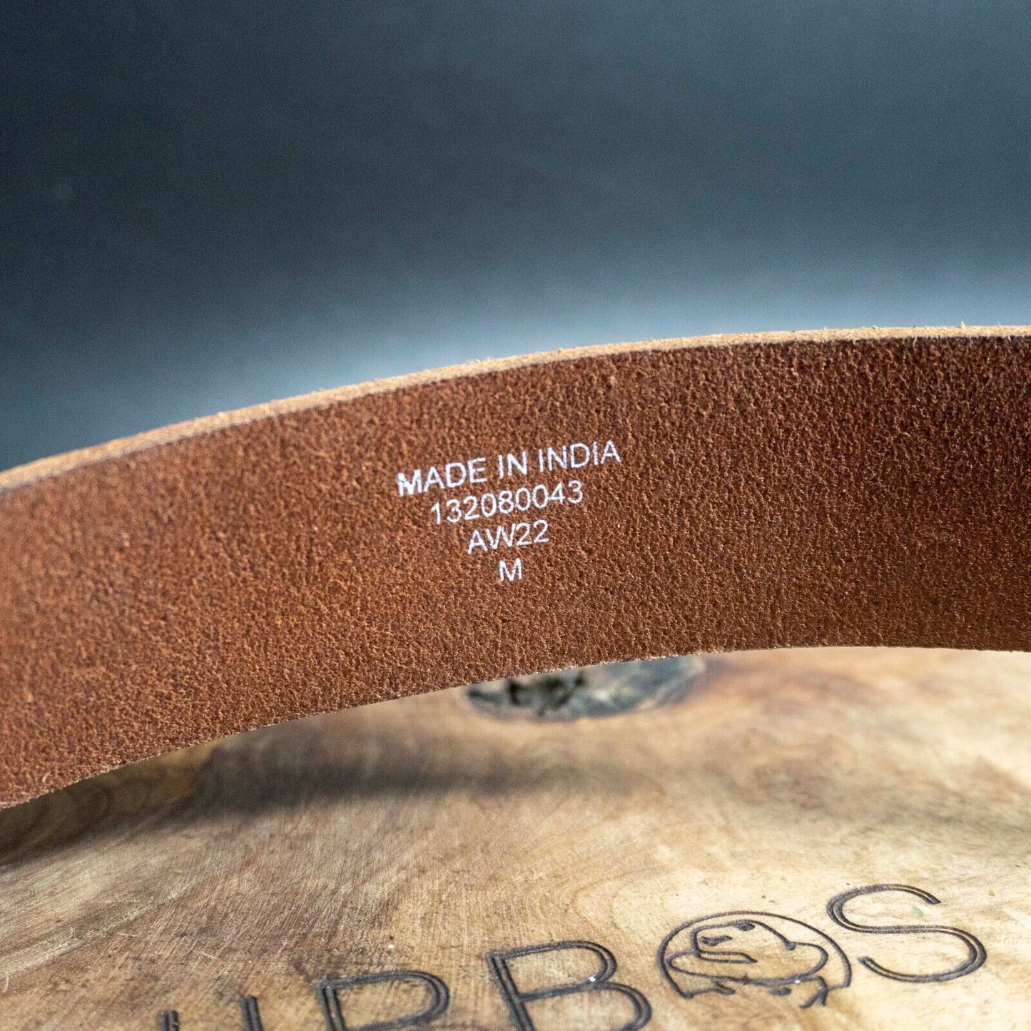 Vintage Mens Belt Handmade Vintage Leather Jeans Belt Brown Size 34