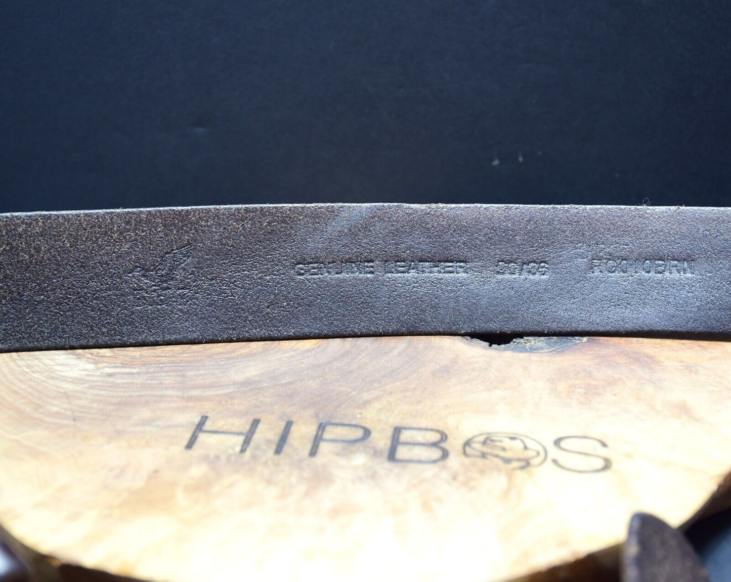 Vintage Mens Belt Handmade Leather Jeans Belt Brown Size 34