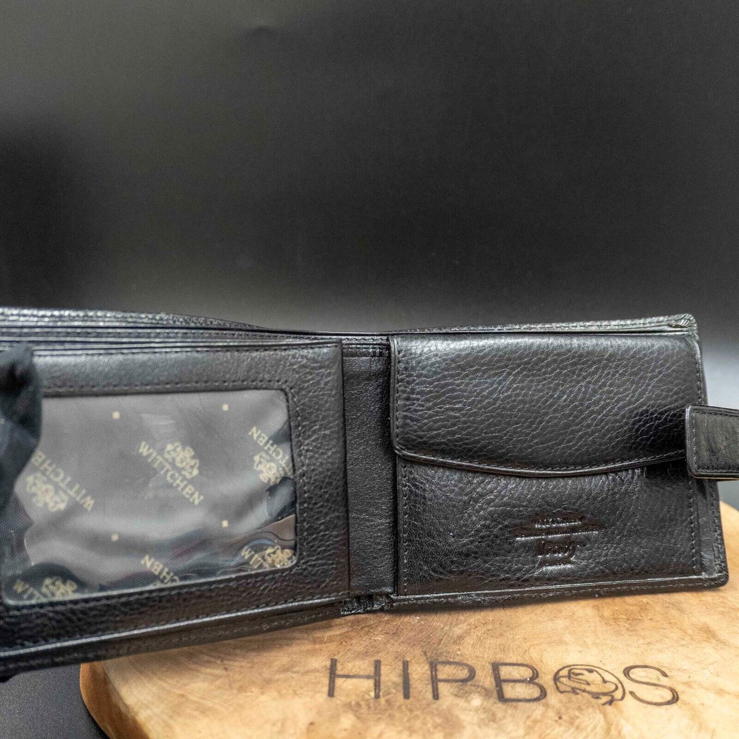 Wittchen Mens Wallet Leather Bifold Card Holder Wallet Card Wallet Black