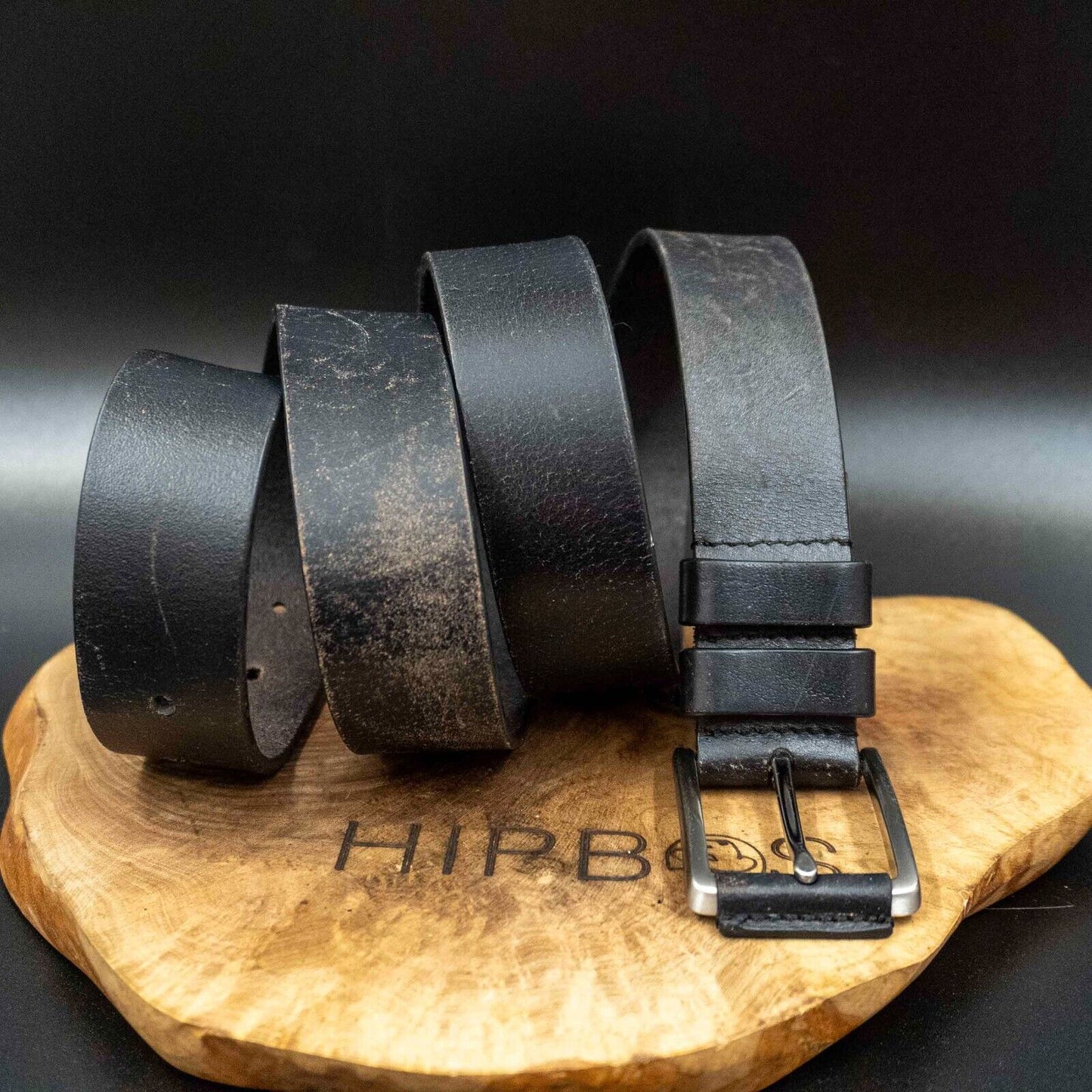 Debenhams Mens Belt Vintage Leather Jeans Belt Black Size 36