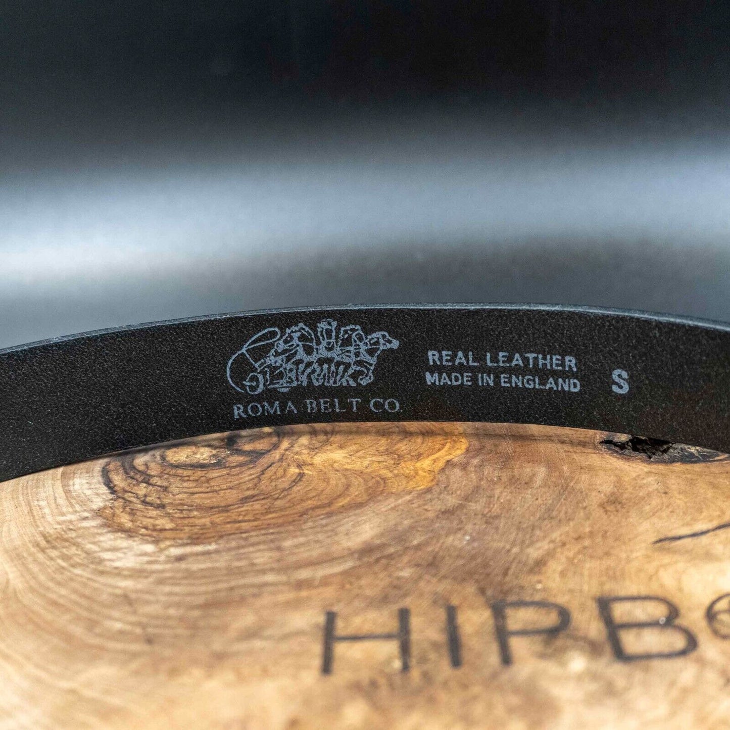 Roma Belt Co. Mens Belt Leather Jeans Belt Black Size S (32")