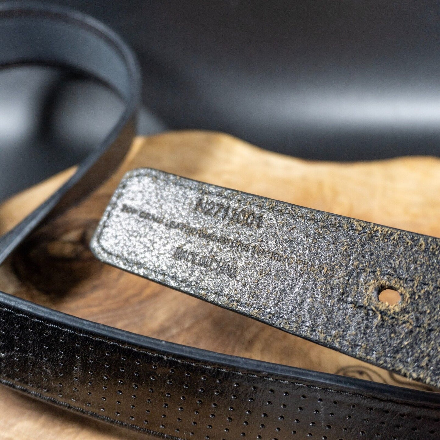 HD Xtreme Work Mens Belt Leather Jeans Belt Black Size 38