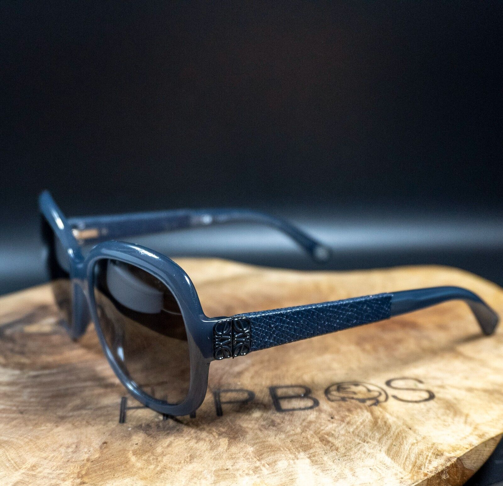 Loewe Authentic Womens Sunglasses SLW 881 Blue Frame Gradient Lenses - VintageThing