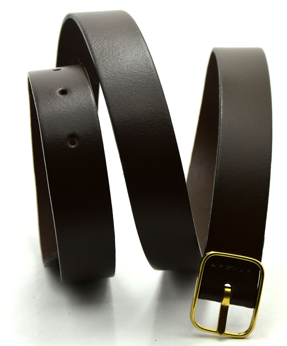 Roma Belt Co Womens Belt Leather Jeans Belt Brown Size M/L