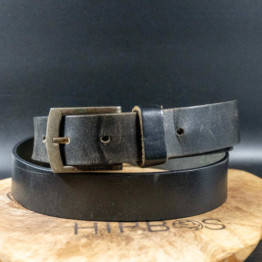 Alpine Swiss Mens Belt Leather Jeans Belt Black Size 38