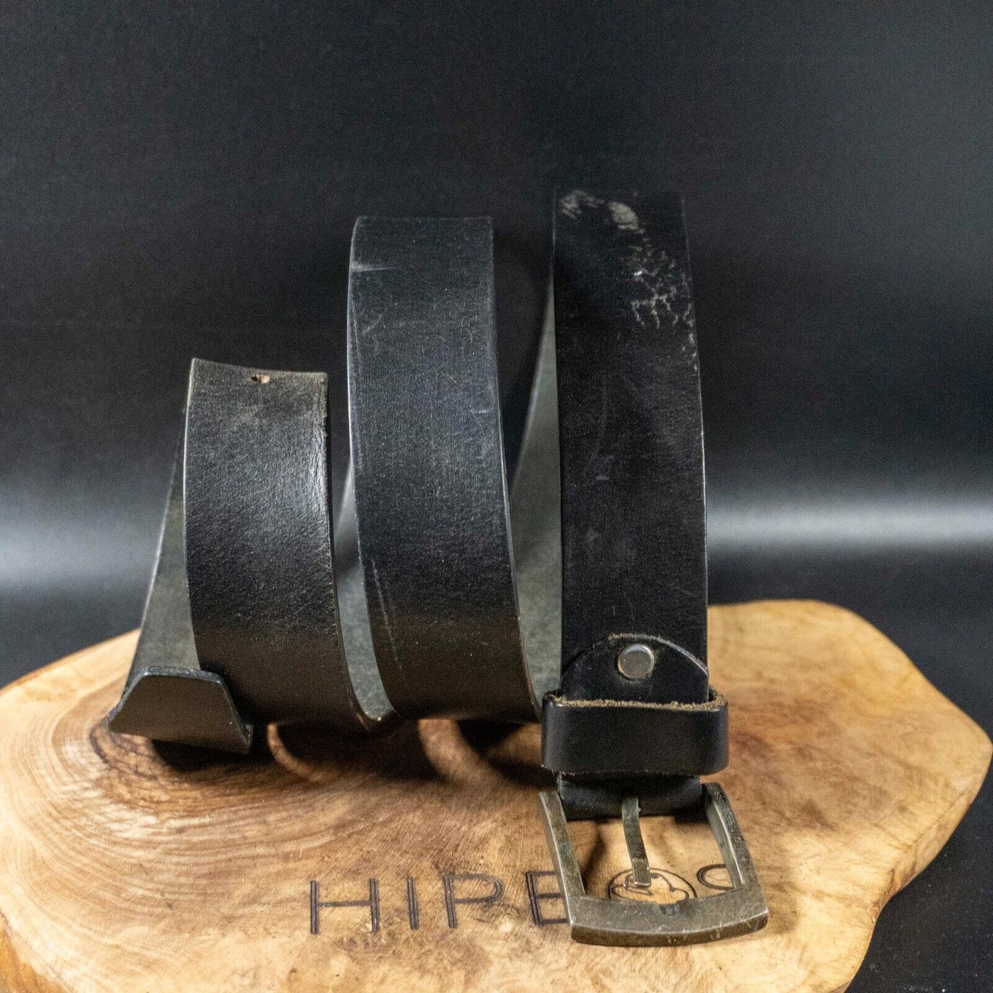 Alpine Swiss Mens Belt Leather Jeans Belt Black Size 38