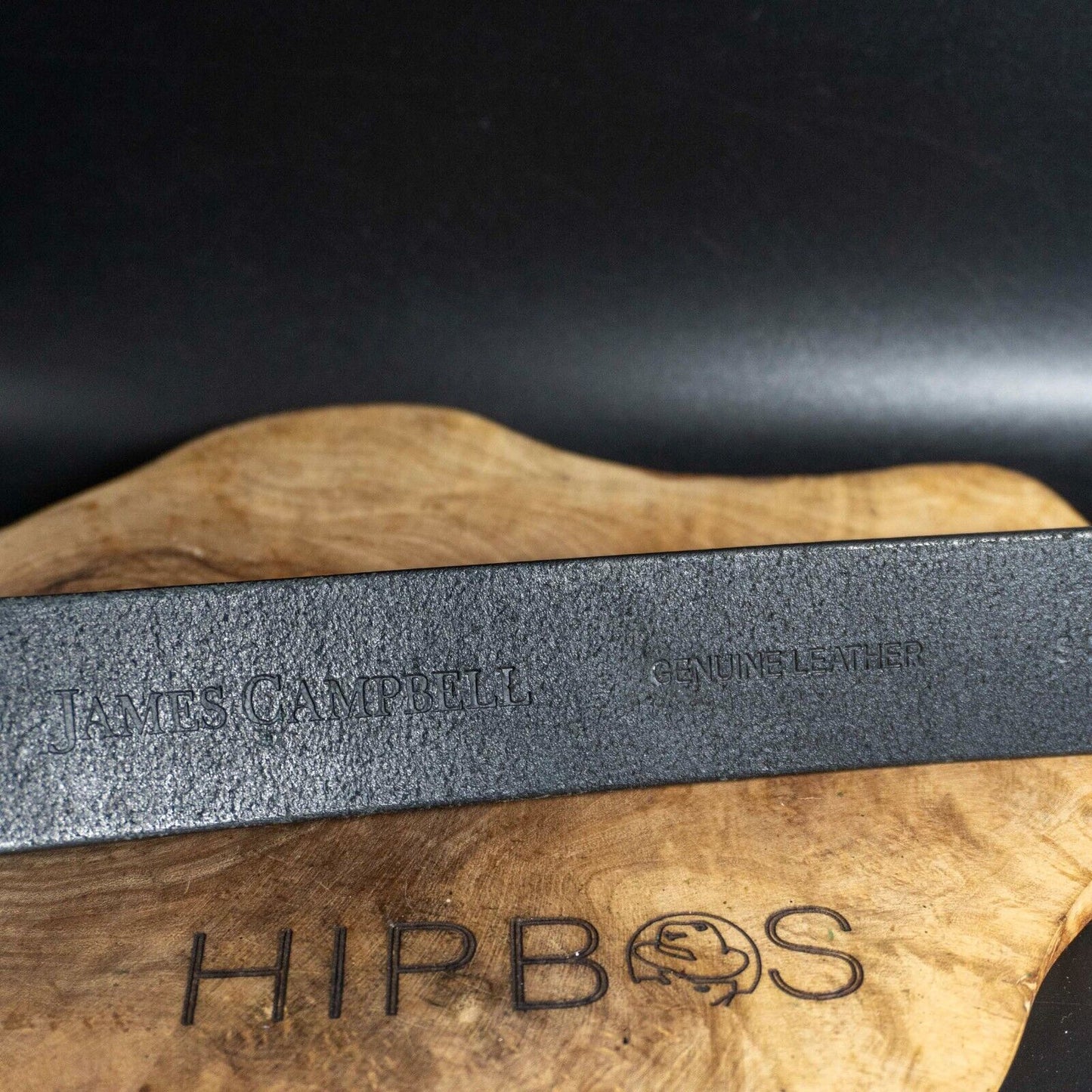 James Campbell Mens Belt Classic Leather Jeans Belt Black Size 40