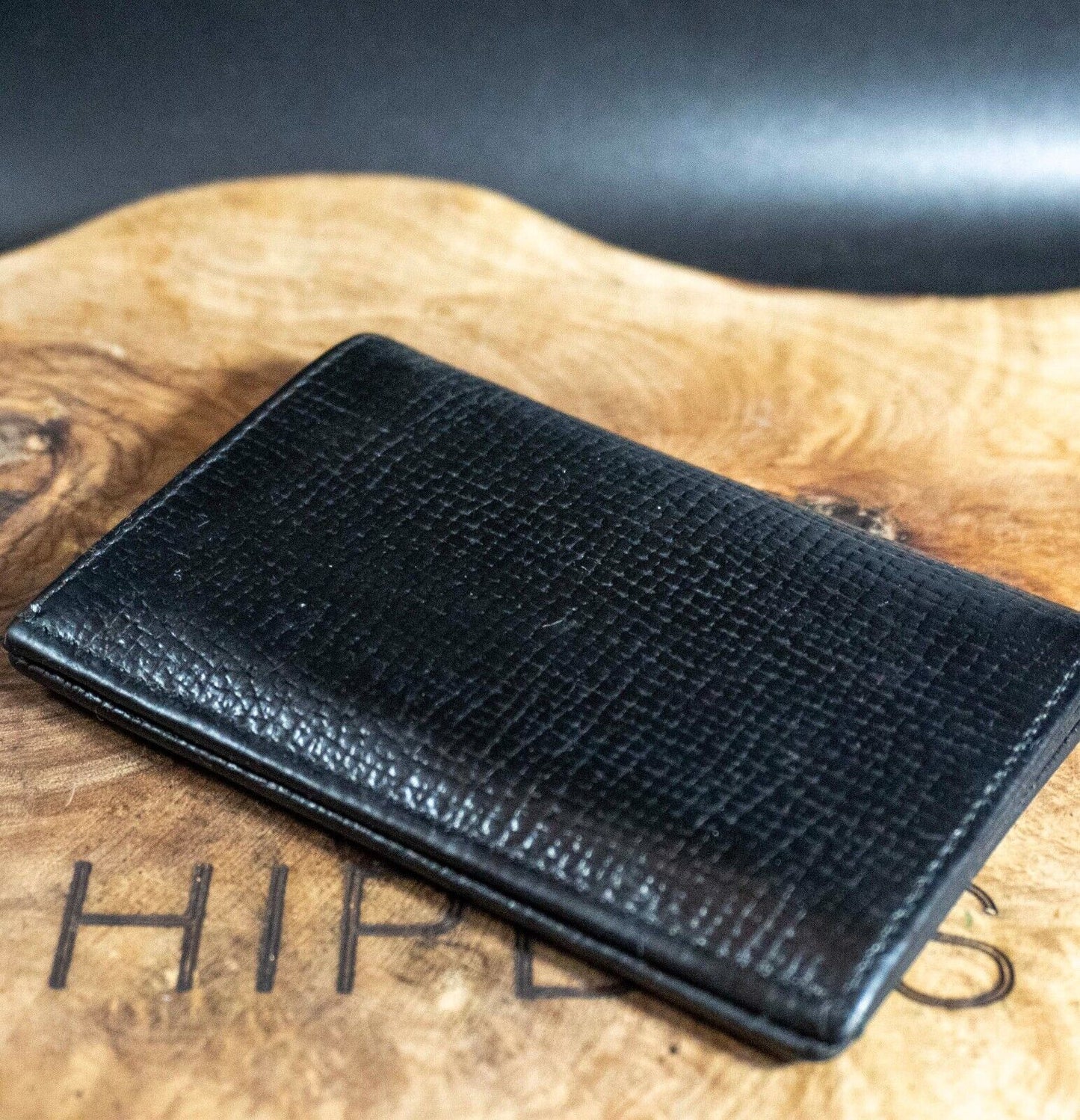 Montblanc vyriškų odinių kortelių piniginės vizitinių kortelių laikiklis autentiškas juodas